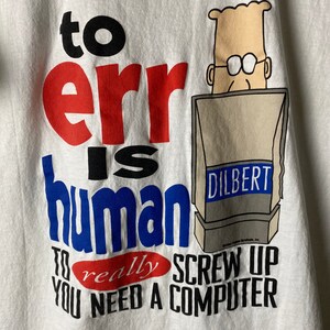 Dilbert Shirt Vintage United Future Syndicate Scott Adams image 5