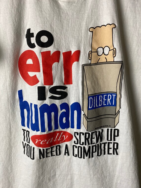 Dilbert Shirt Vintage United Future Syndicate Sco… - image 5