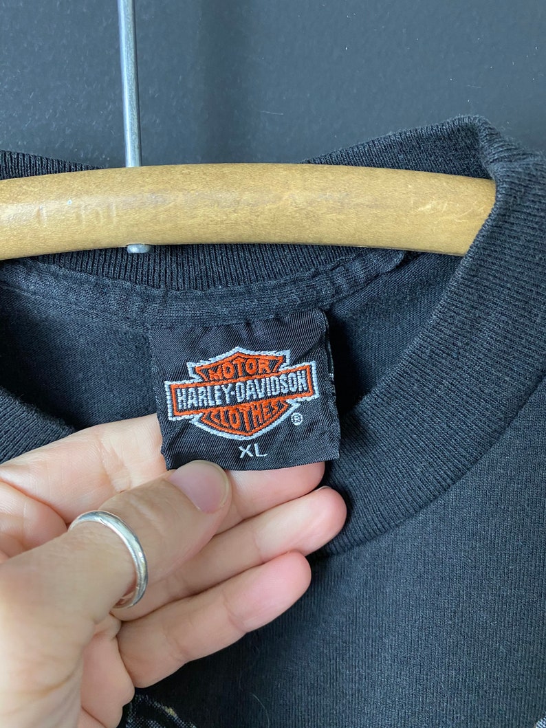 Vintage 3D emblem Harley Davidson Survivors T-shirt