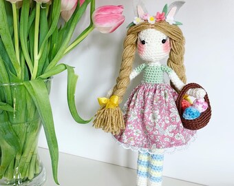 Easter Nina Doll - Handmade Collectible Heirloom Doll