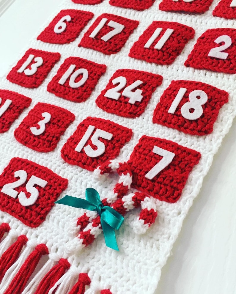 Crochet Your Own Advent Calendar Kit Crochet Advent Calendar Etsy UK