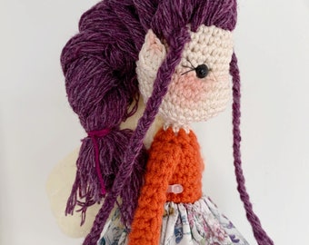 Willow Nina Doll - Handmade Collectible Heirloom Doll