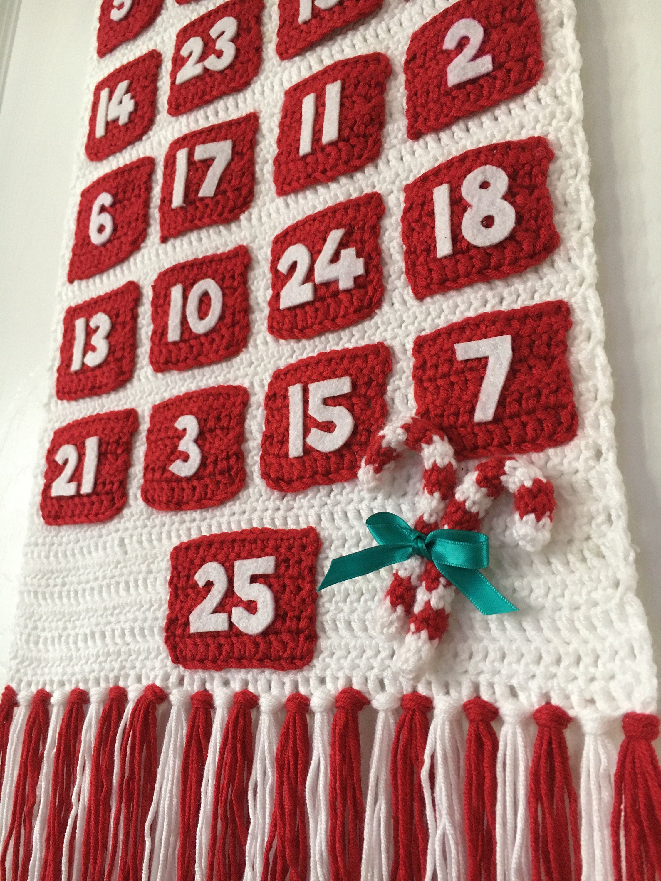 Crochet Your Own Advent Calendar Kit Crochet Advent Calendar Etsy