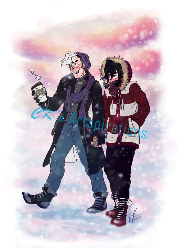 Voltron Print Shiro And Keith Sheith Cold Etsy