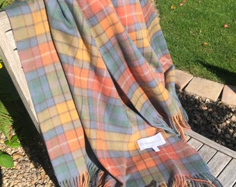 Lambswool Super Soft Check Blankets, Throws by Florence Lilly