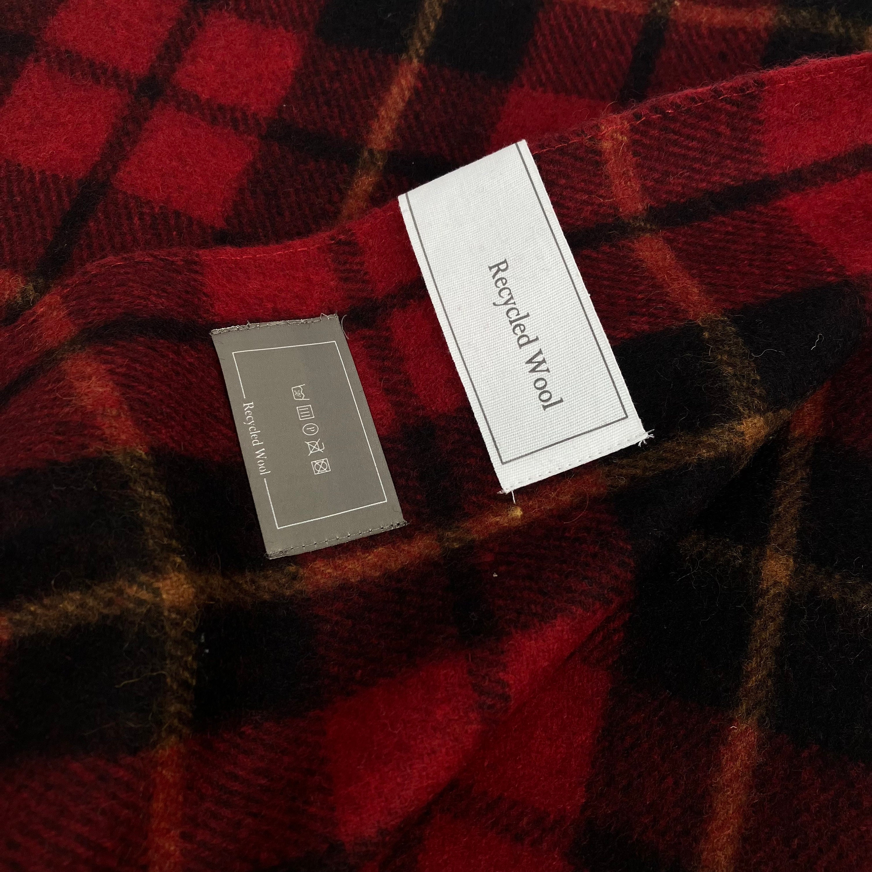Wallace Tartan Recycled Wool Blanket/Throw by Florence Lilly