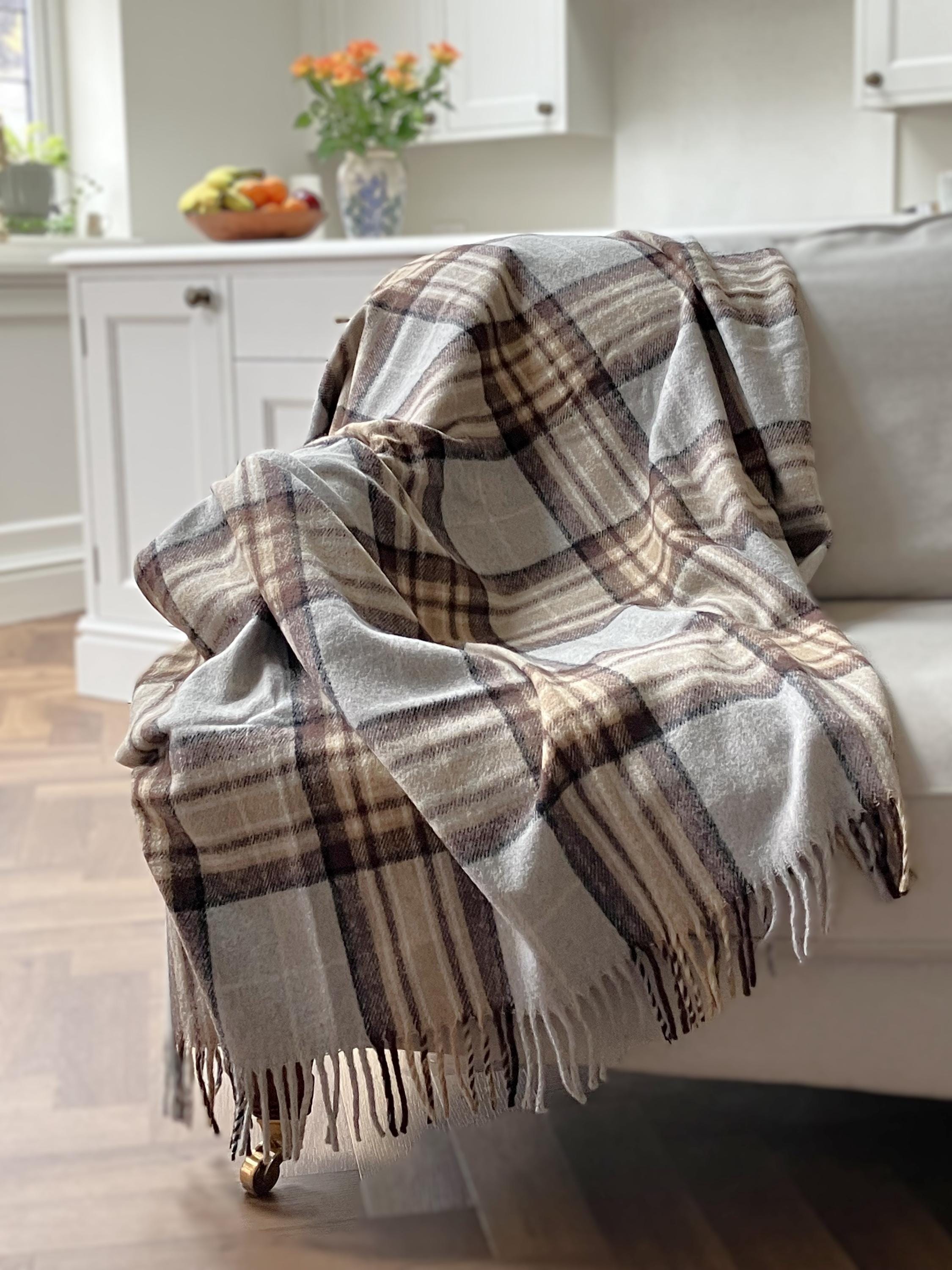 小物 R&D.M.Co-  WOOL TARTANCHECK BLANKET 小物 R&D.M.Co- WOOL TARTANCHECK BLANKET R&D.M.Co- / OLDMAN'S