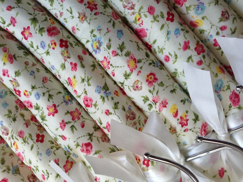 Floral Padded Hangers - Beatrice