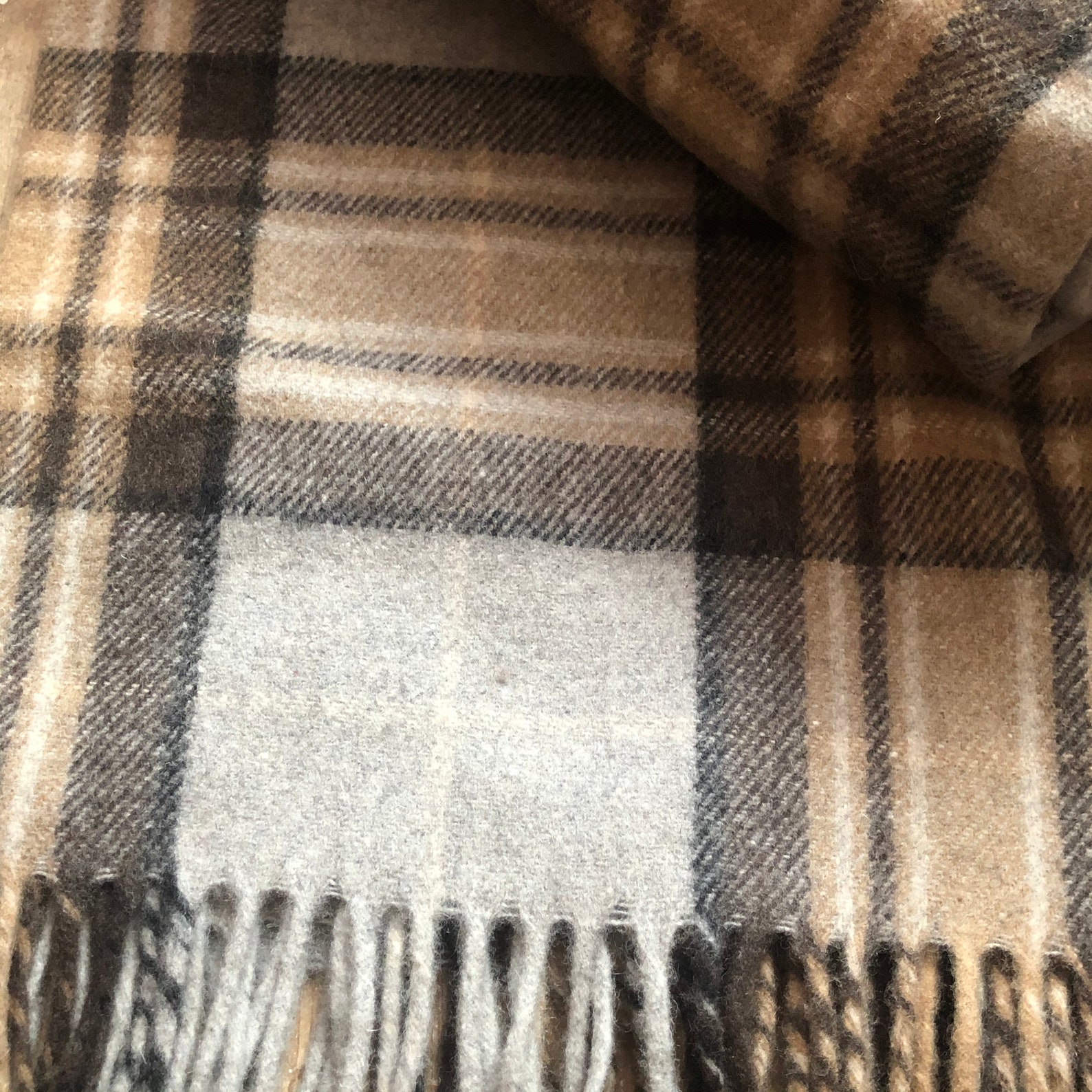 Mackeller Tartan Recycled Wool Blanket/throw by Florence Lilly | Etsy
