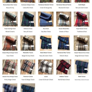 Recycled Wool Tartan Check Blankets, Throws by Florence Lilly image 2