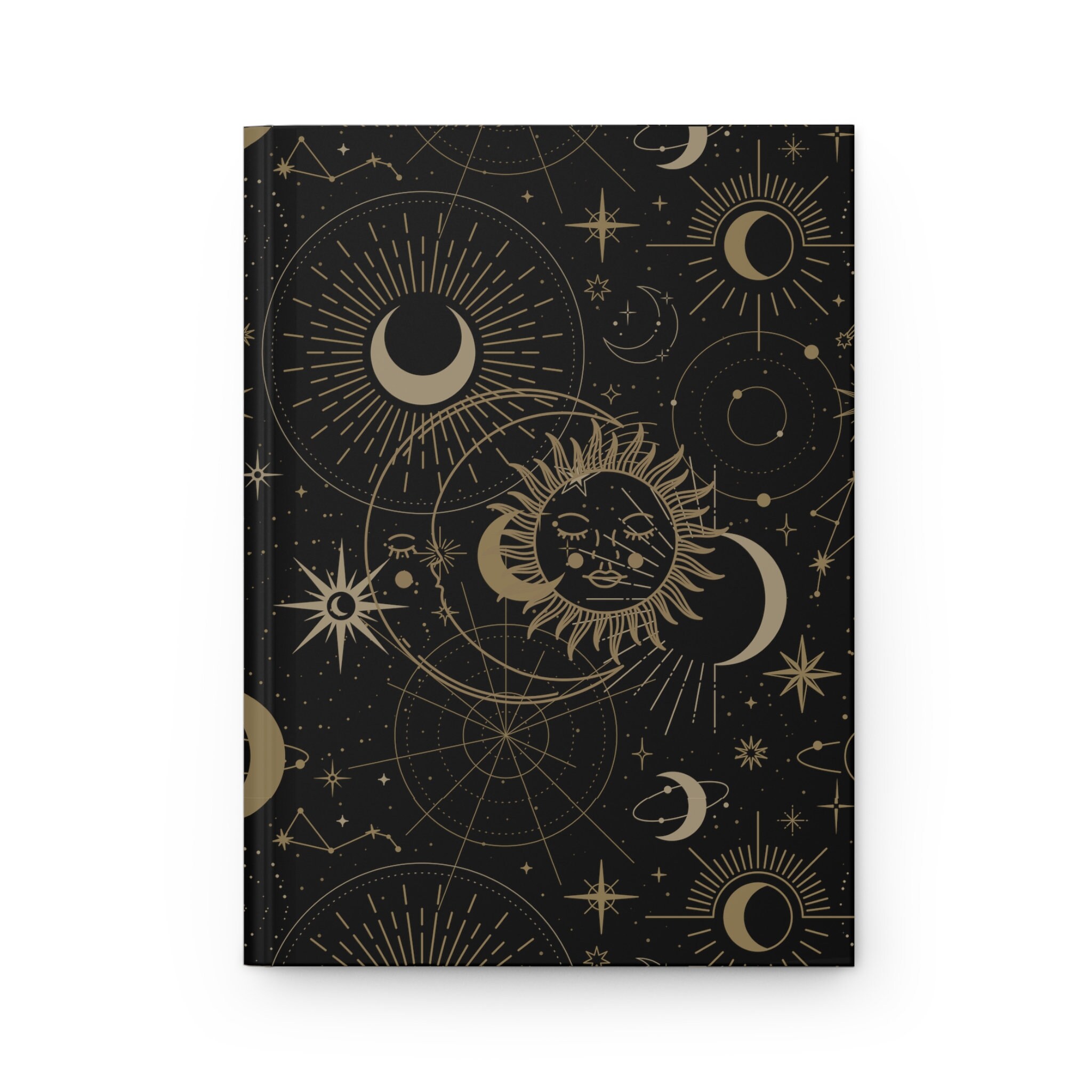 Sun and Moon Celestial Hardcover Journal Matte - Etsy
