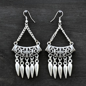 Bohemian Hanging Earrings, Gothic Style