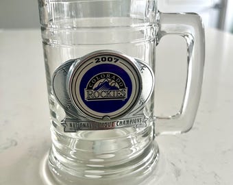 Collectible Rockies beer mug 2007 Colorado