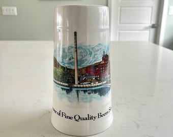Vintage Coors ceramic beer stein collector glassware brewery Golden Colorado limited edition