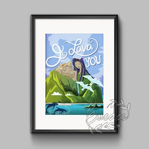 I Lava You Wall Art stampabile, download istantaneo di Euodos
