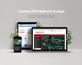Custom Website Design | WordPress - Divi for Blog, Small Business, eCommerce Website | Professional Website Design | Web Designer