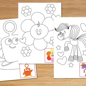 Baby First TV Printable Coloring Pages Instant Digital Download by ...