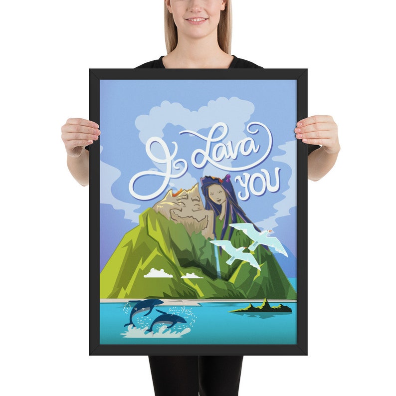 Personalized Medium Sized Frame Vertical or Horizontal Print by Euodos image 2