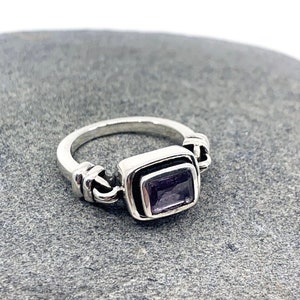 Vintage SILPADA Sterling Silber &quot;&quot;Misty Morning&quot;&quot; Amethyst Ring, R1158, Kostenlose Geschenkverpackung.&quot;