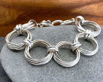 Silpada Silver Circle Bracelet, B1235, Free Shipping and Gift Wrap