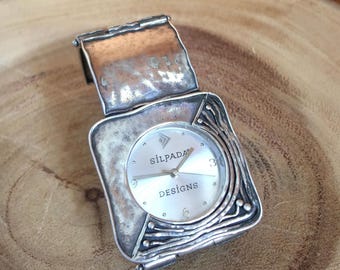 SILPADA SQUARE LINK Watch, Retired & Rare, T1372 - Etsy display picture 2