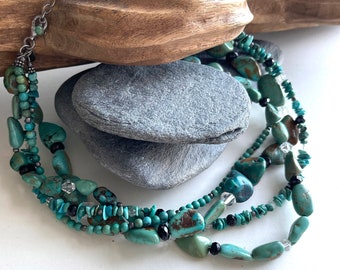 DUCK TAIL / SILVER BEADS NECKLACE（GOLD☆RUSH別注） 