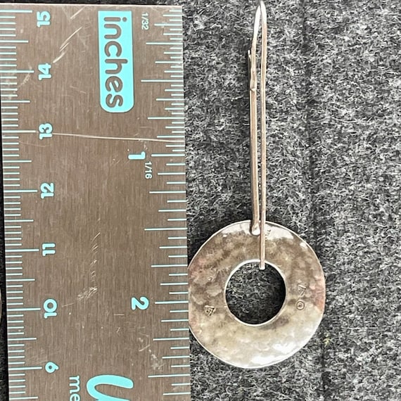 Vintage SILPADA Sterling Silver Long Rustic Open … - image 5