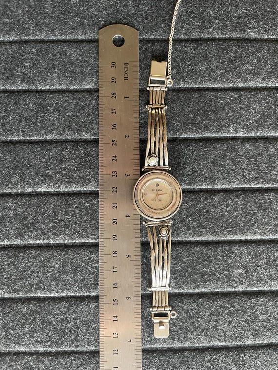 Vintage SILPADA Sterling Silver Pearl Watch, Free Gift Box  display picture 3