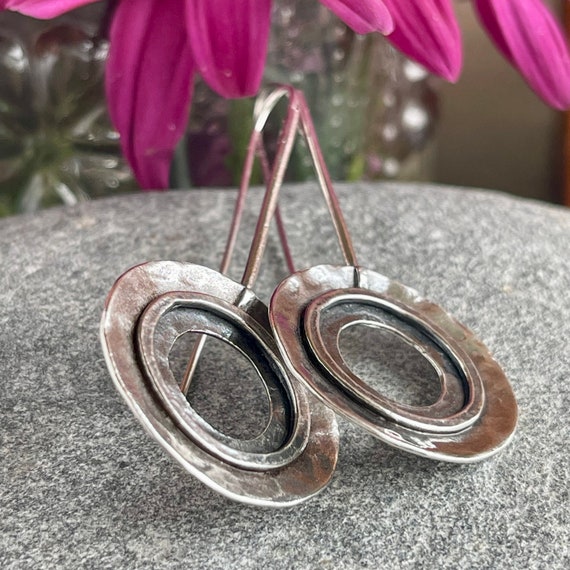 Vintage SILPADA Sterling Silver Long Rustic Open … - image 8