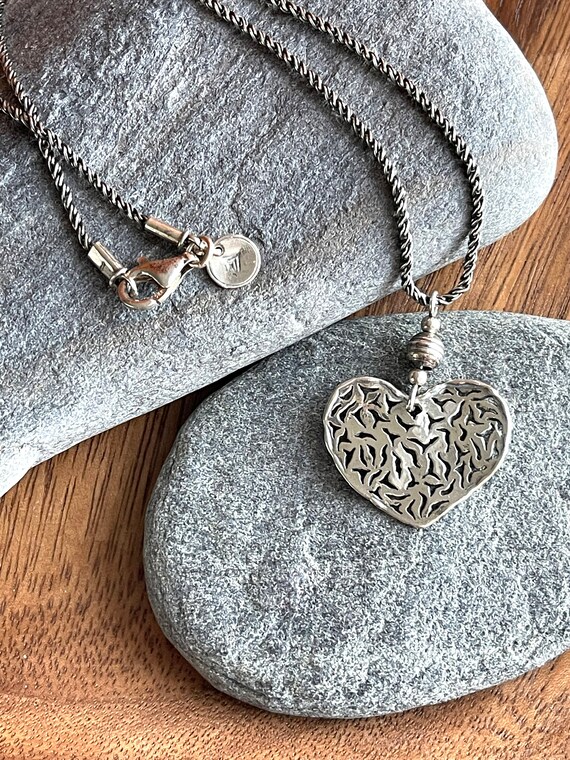 SILPADA Sterling Silver Heart Necklace 16.5 Free Shipping and Gift Wrap Etsy