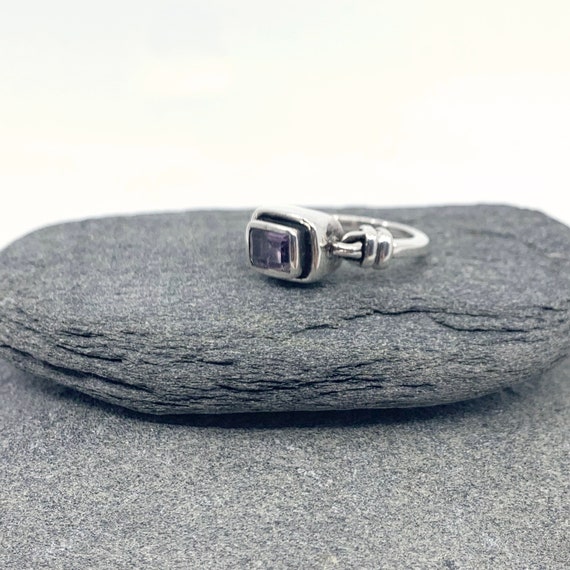 Silpada Silver "Misty Morning" Amethyst Ring, R11… - image 10