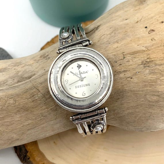 Vintage SILPADA Sterling Silver Pearl Watch, Free Gift Box  display picture 1