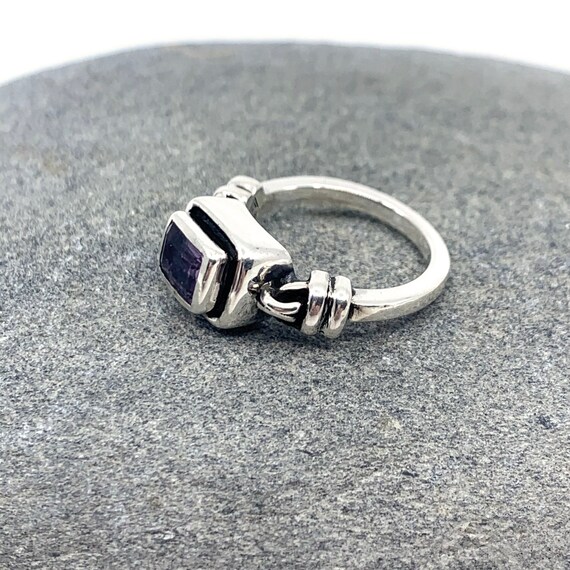 Silpada Silver "Misty Morning" Amethyst Ring, R11… - image 6