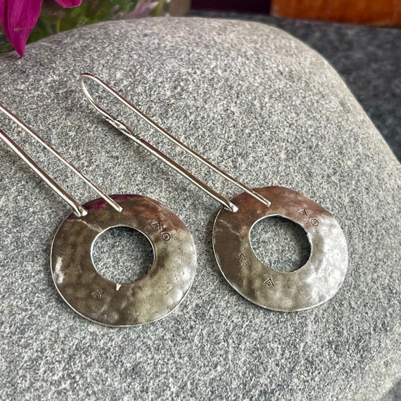 Vintage SILPADA Sterling Silver Long Rustic Open … - image 7