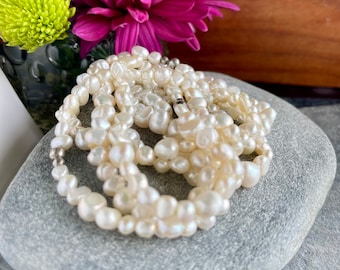 Retired Silpada Beaded "Goddess" Pearl Bracelet Set COMPLETE, B1601, Free Shipping and Gift Wrap