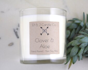 Clover & Aloe Soy Candle