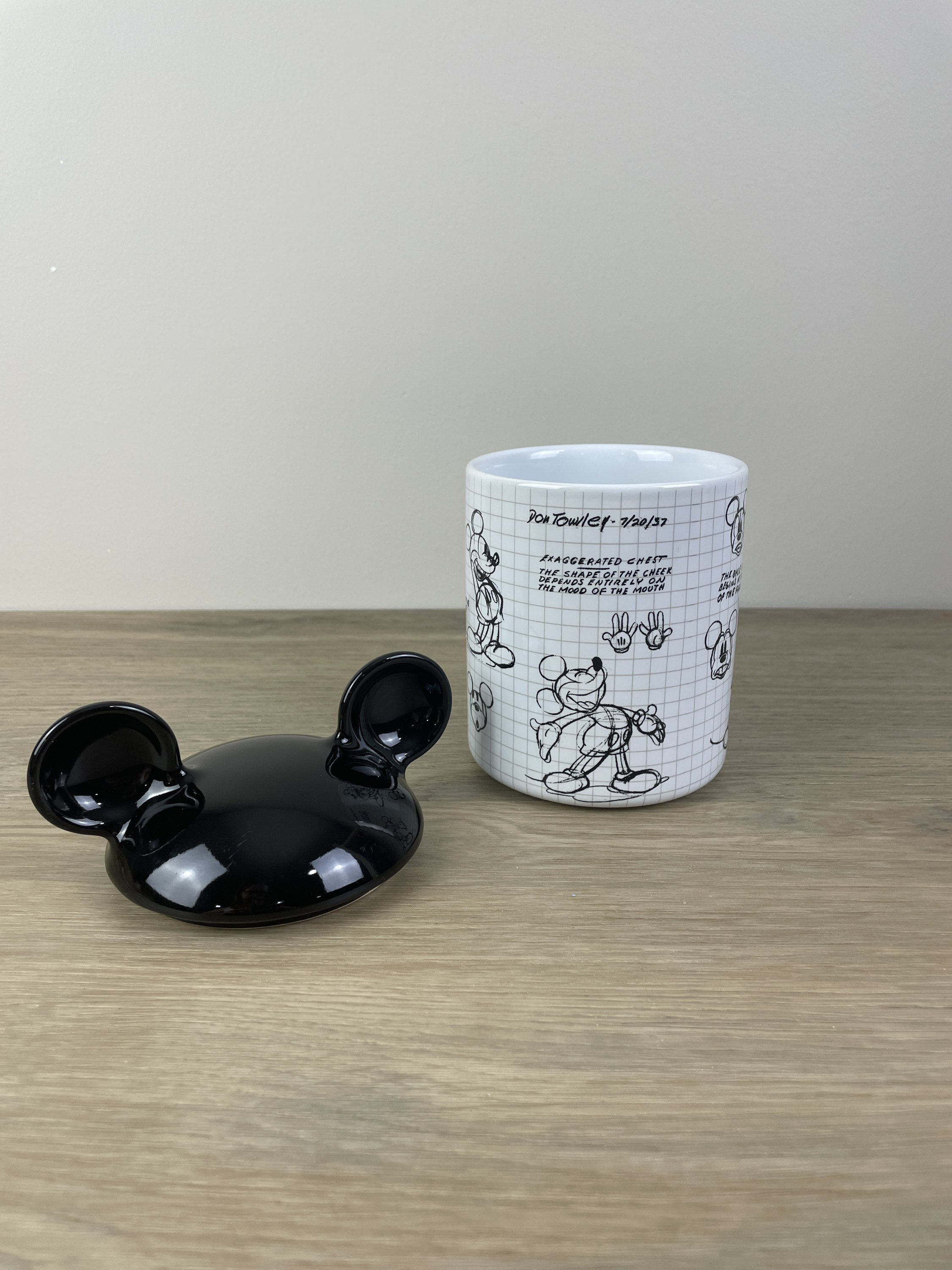 Mickey Mouse Cotton Ball/ Storage Container Bathroom Kitchen Etsy