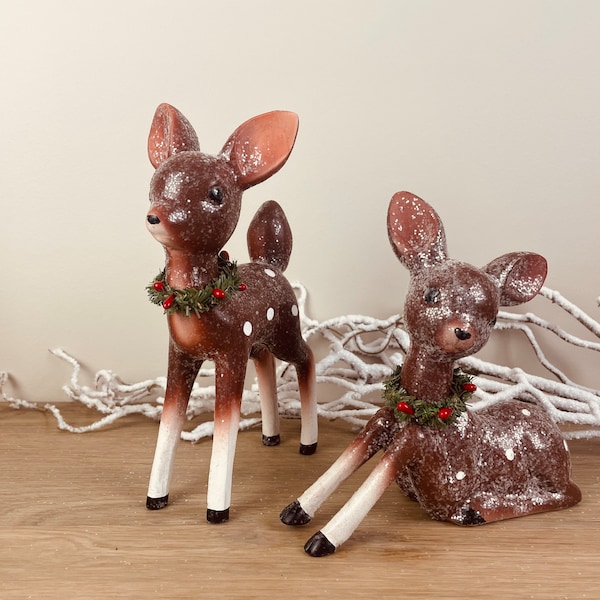 Deer Figurines Decor Etsy