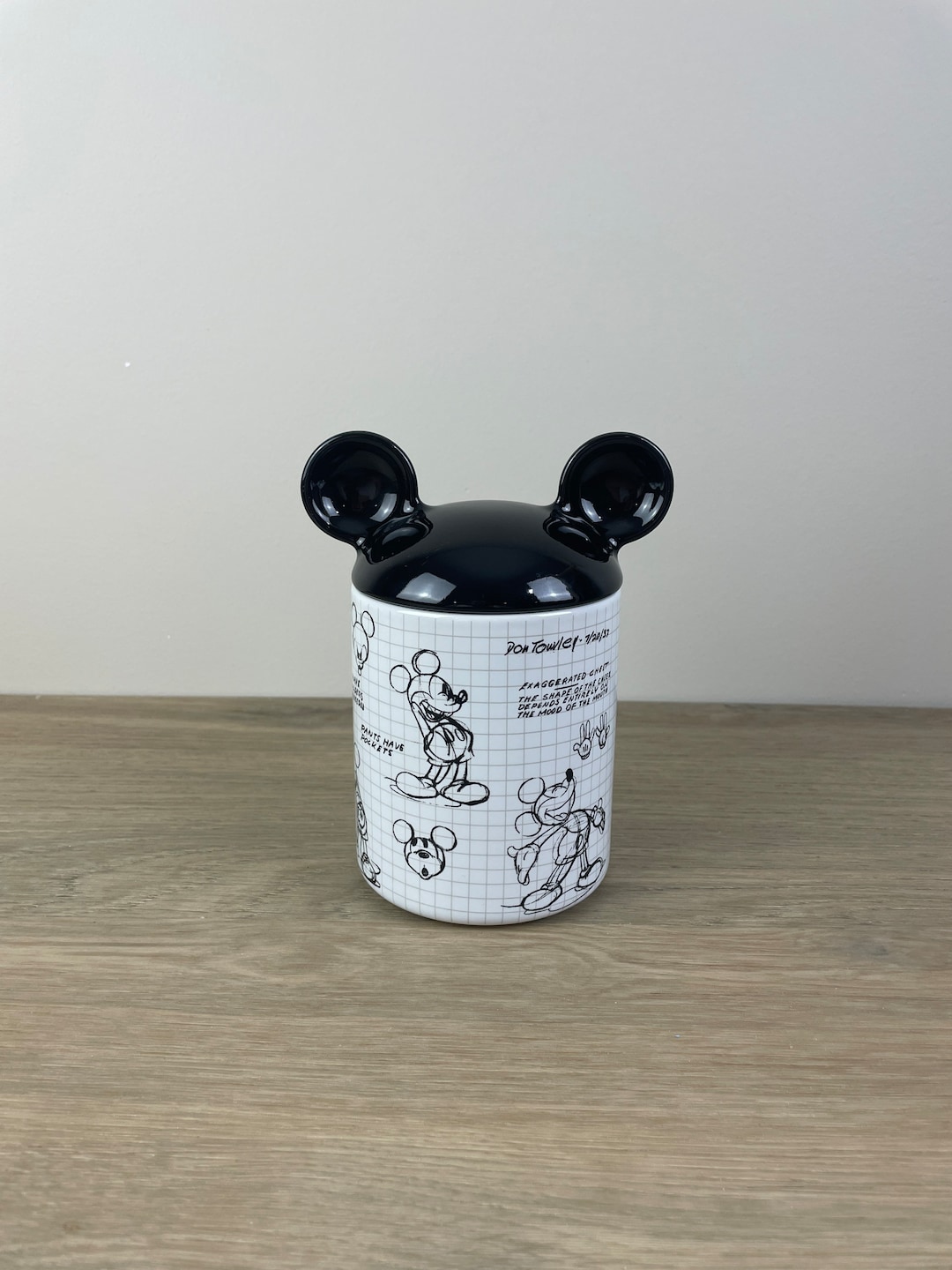 Mickey Mouse Cotton Ball/ Storage Container, Bathroom, Kitchen Etsy
