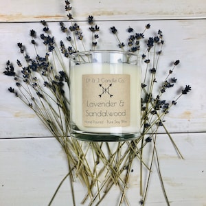 Lavender & Sandalwood Soy Candle