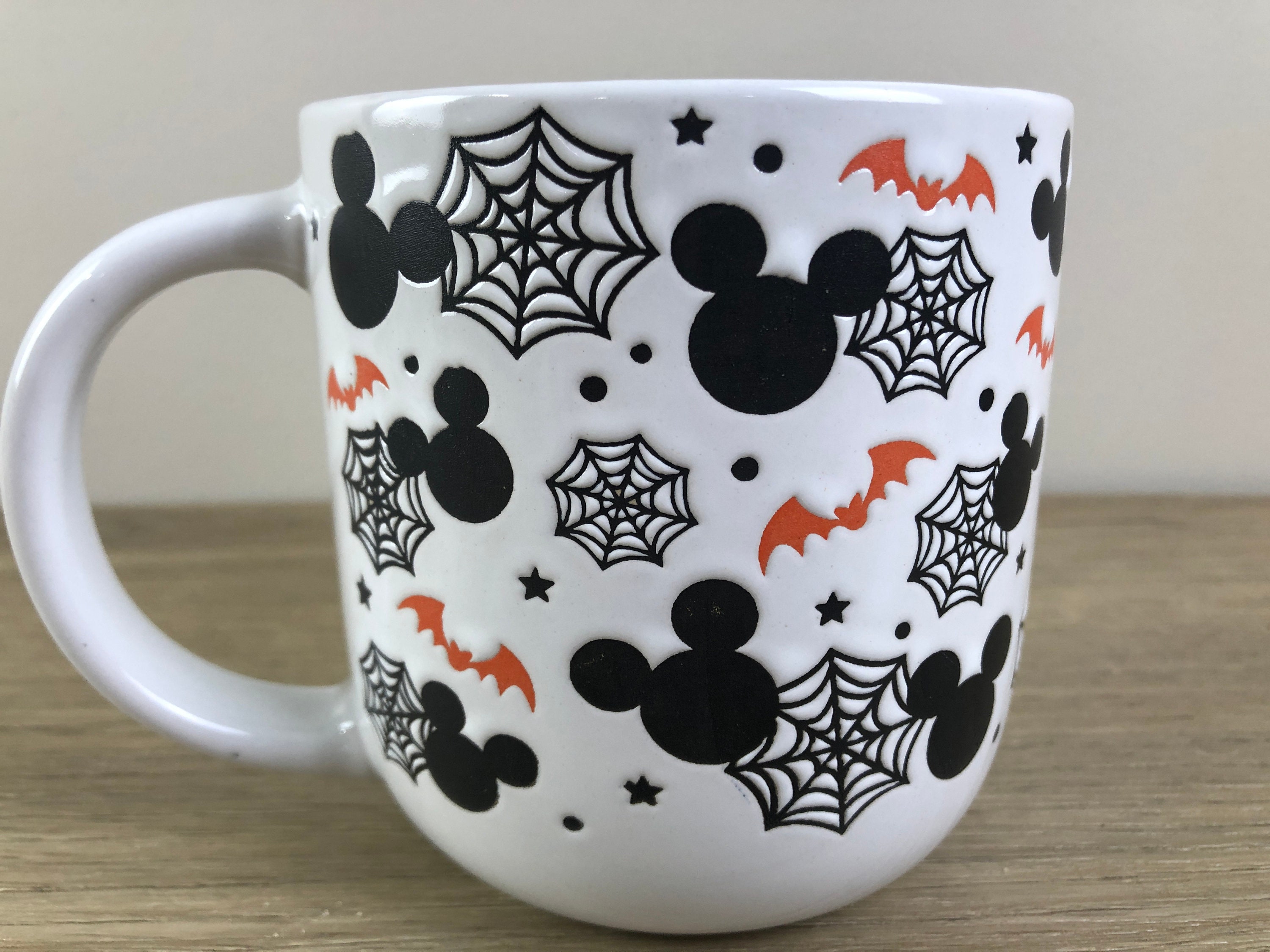 Disney Halloween Mugs Mickey Mouse Minnie Mouse Donald Etsy
