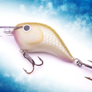 Fishing Lure Spasm Wobbler Lures / Handmade out of Wood (Wobblehead 4)