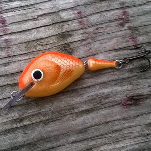 Micro Jointed Ultra Light Orange Fishing Lure 35mm
