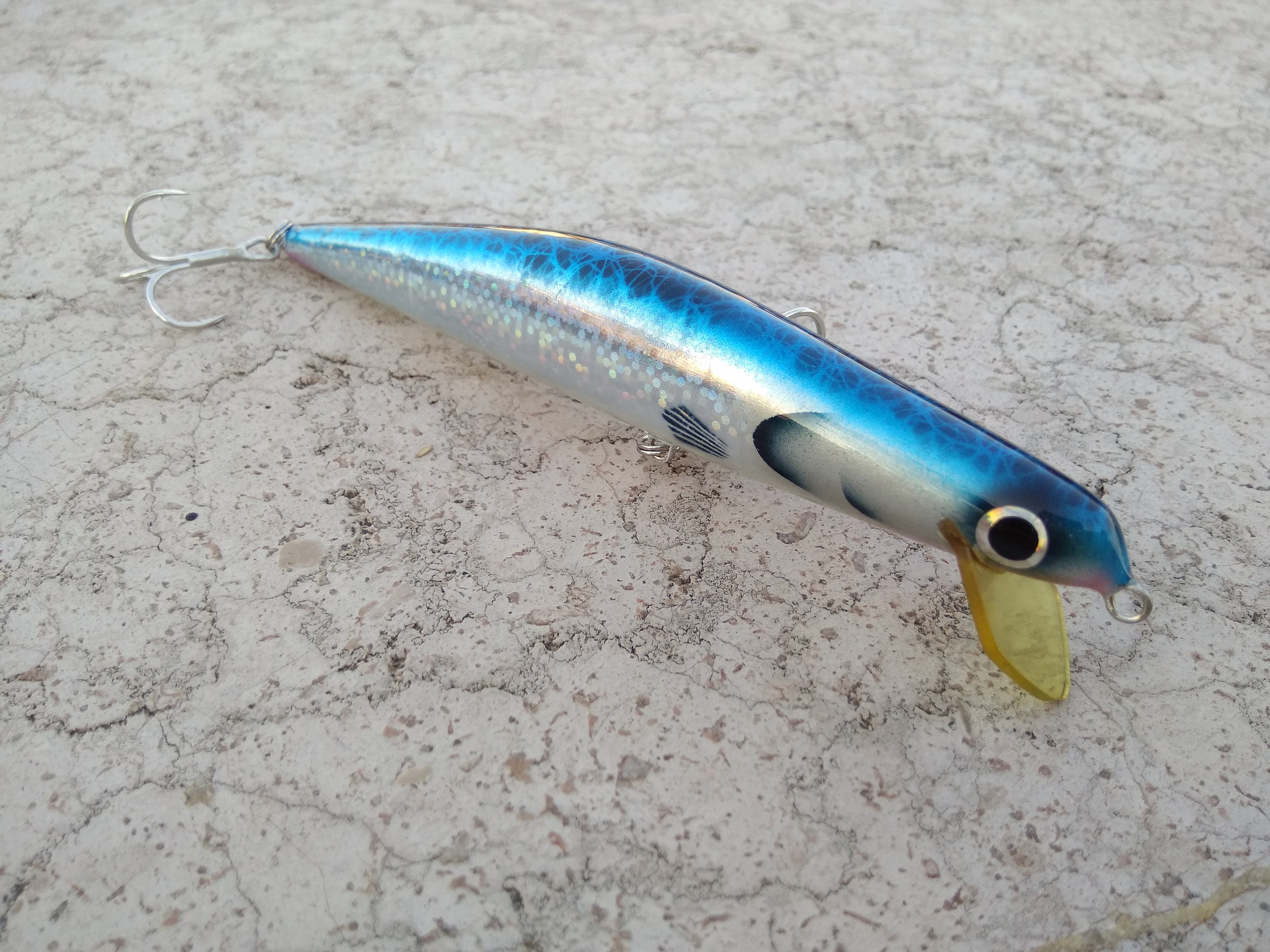 Twich Handmade Fishing Lure 12cm 4inch Yellow Green 