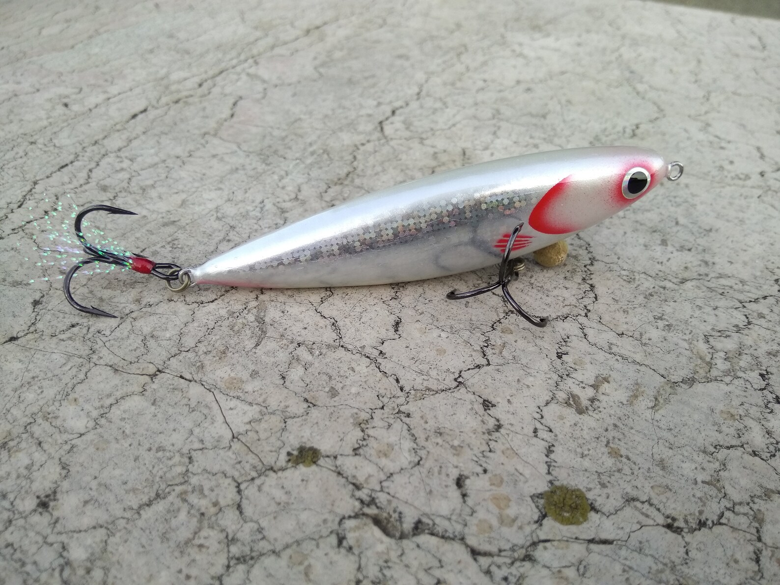 Top Water Fishing Lure Red Head 9cm/9g Etsy
