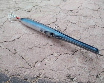 Isca de pesca de água salgada Spasm Needlefish Cinza 15cm