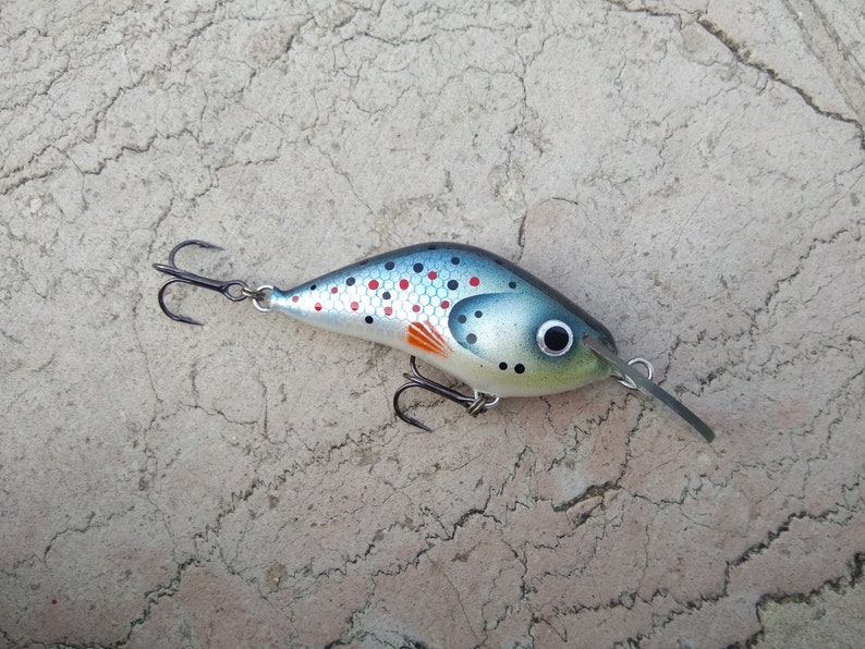 Brown Trout Lure Ultra Light Fishing Lure Etsy