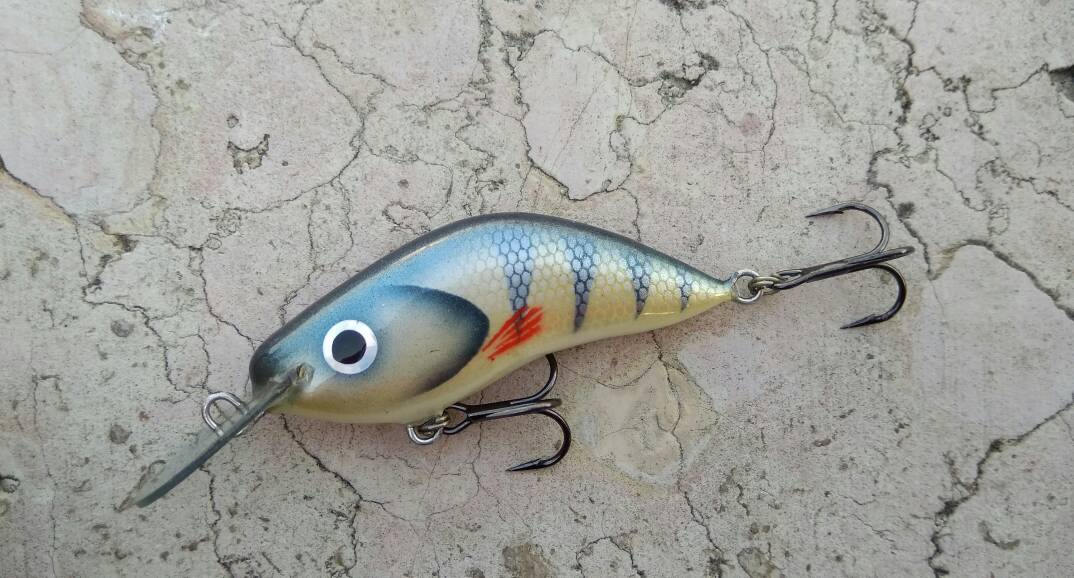 Perch Fishing Lure Handmade Custom Painted -  Canada
