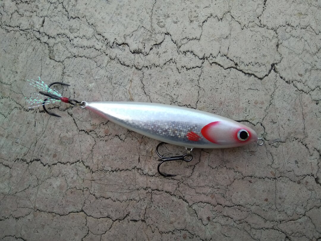 Top Water Fishing Lure Red Head 9cm/9g Etsy