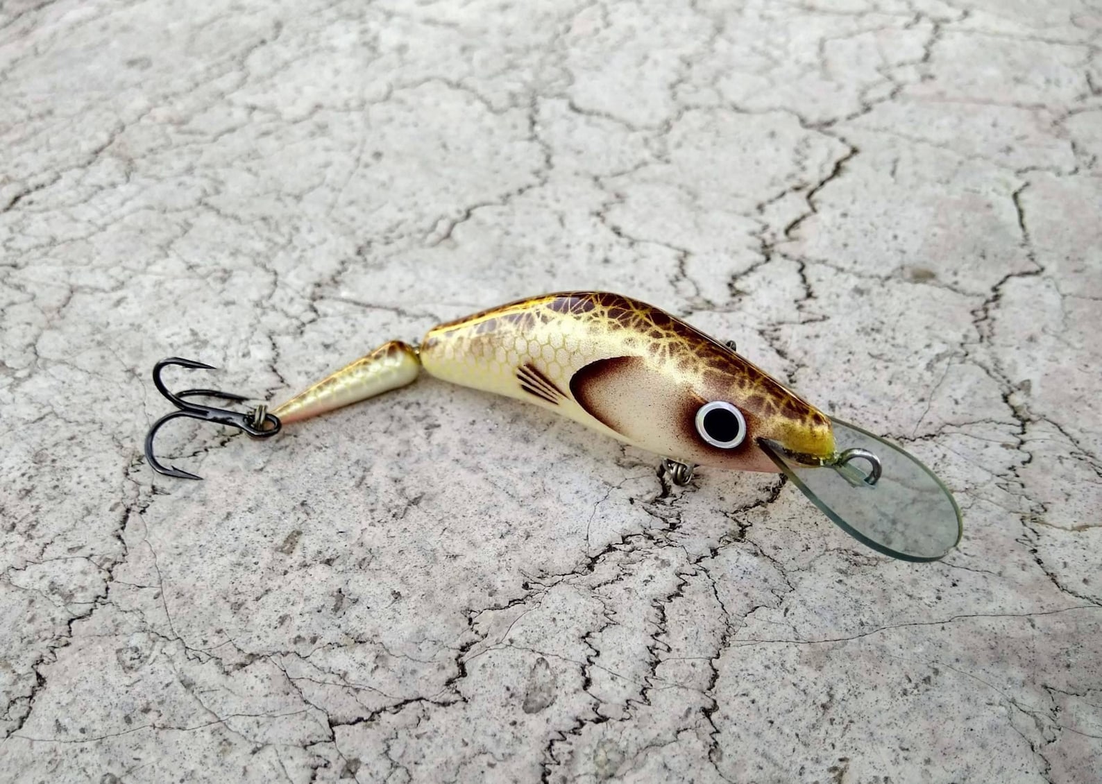 Custom Fishing Lure Handmade Wooden Crankbait Etsy